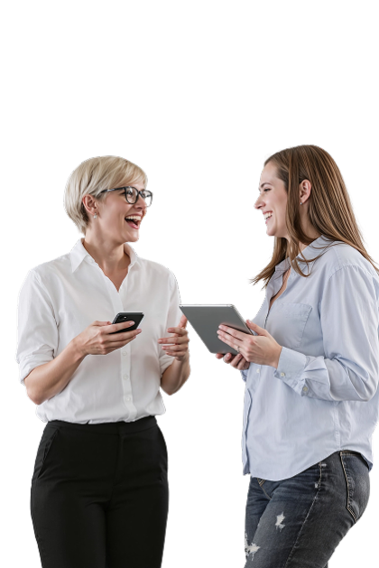 Foto: Frauen reden miteinander